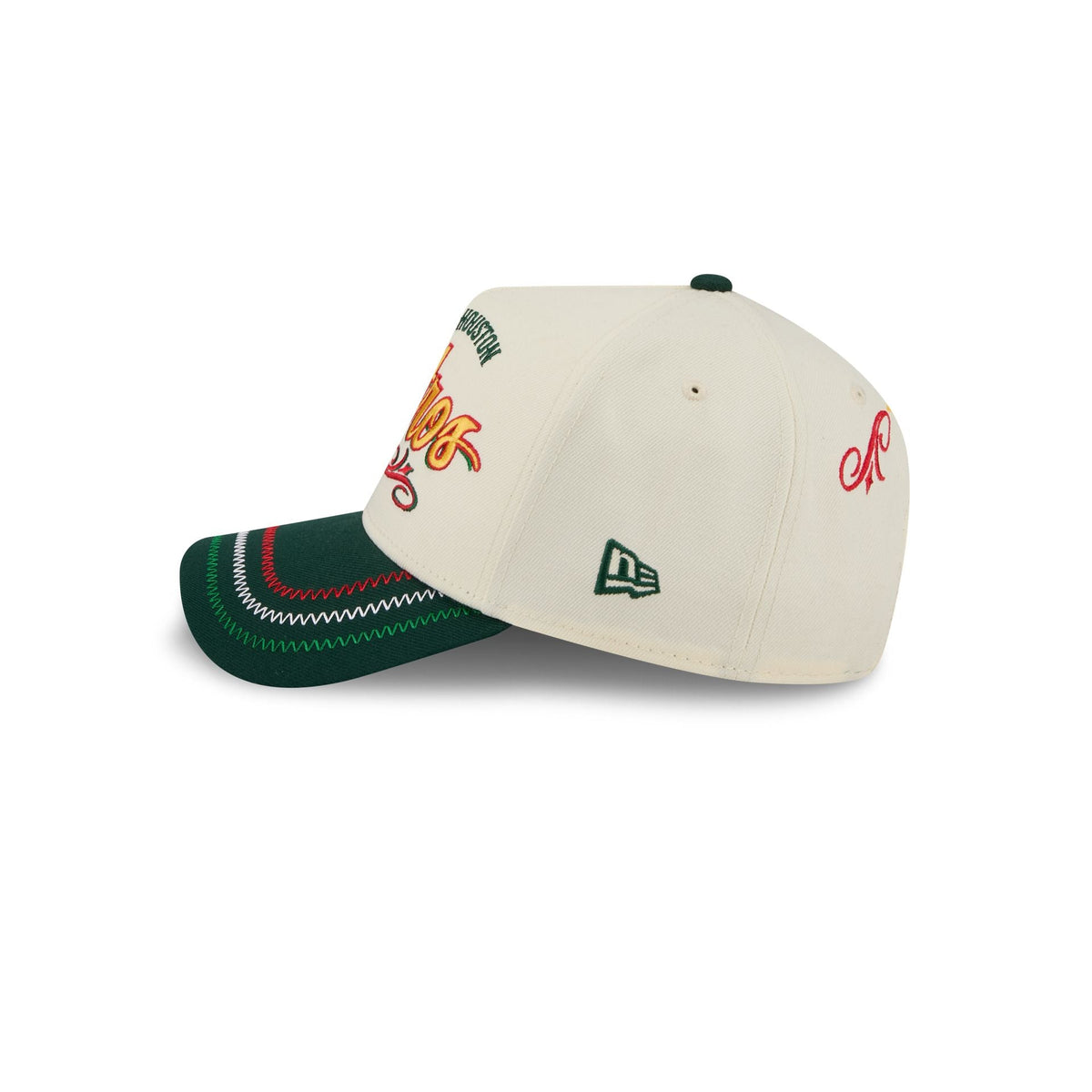 Houston Astros Cinco de Mayo Chrome White 9FORTY A-Frame Snapback Hat