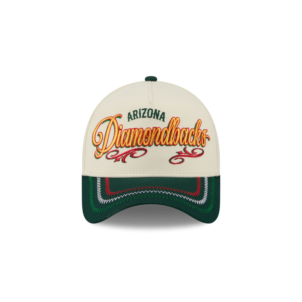 Arizona Diamondbacks Cinco de Mayo Chrome White 9FORTY A-Frame Snapback Hat