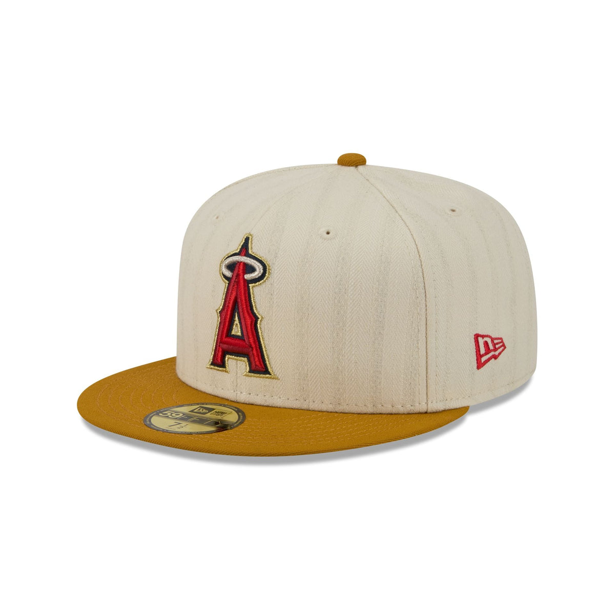 Los Angeles Angels Chrome Herringbone 59FIFTY Fitted Hat