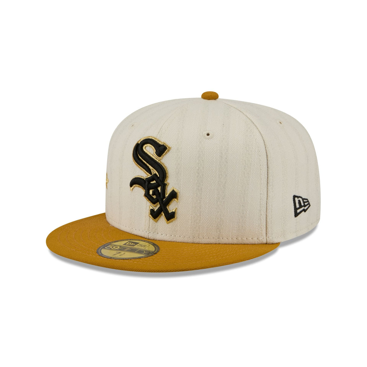 Chicago White Sox Chrome Herringbone 59FIFTY Fitted Hat