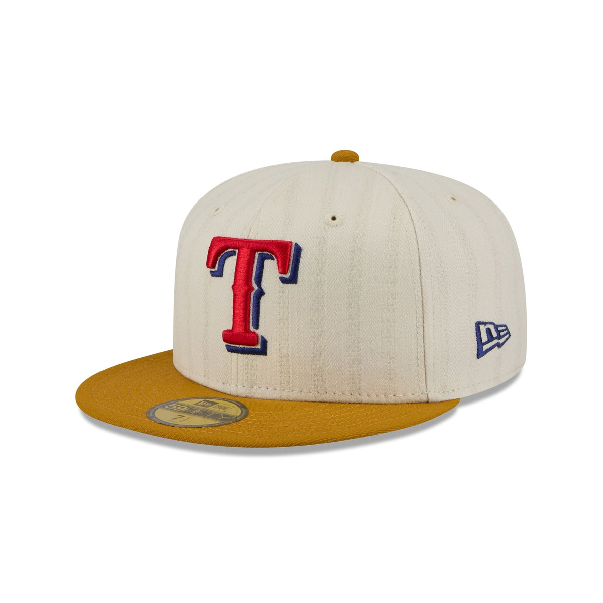 Texas Rangers Chrome Herringbone 59FIFTY Fitted Hat