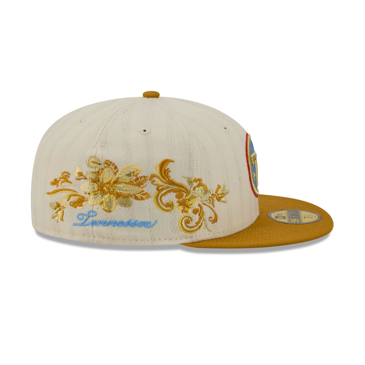 Tennessee Titans Chrome Herringbone 59FIFTY Fitted Hat