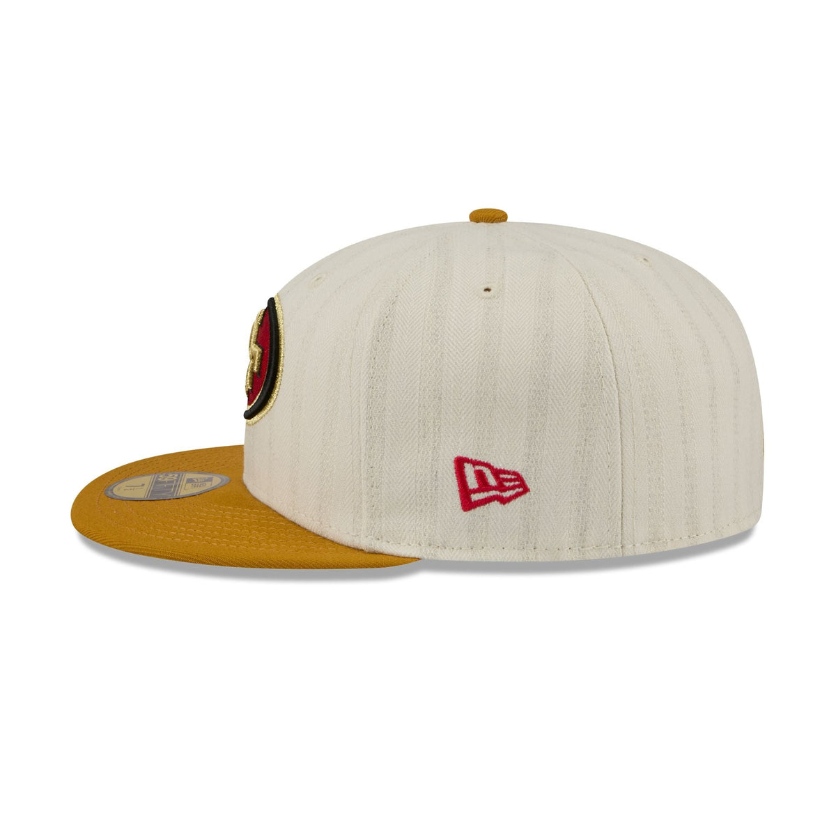 San Francisco 49ers Chrome Herringbone 59FIFTY Fitted Hat