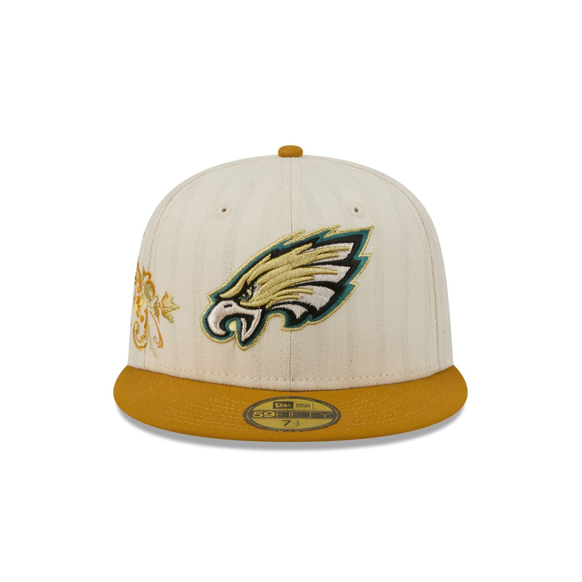 Philadelphia Eagles Chrome Herringbone 59FIFTY Fitted Hat