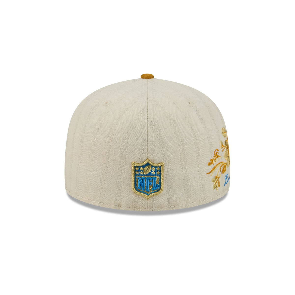 Los Angeles Chargers Chrome Herringbone 59FIFTY Fitted Hat