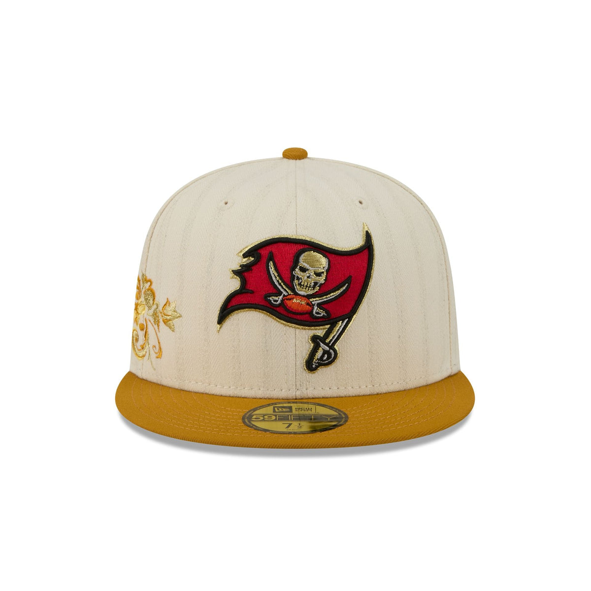 Tampa Bay Buccaneers Chrome Herringbone 59FIFTY Fitted Hat