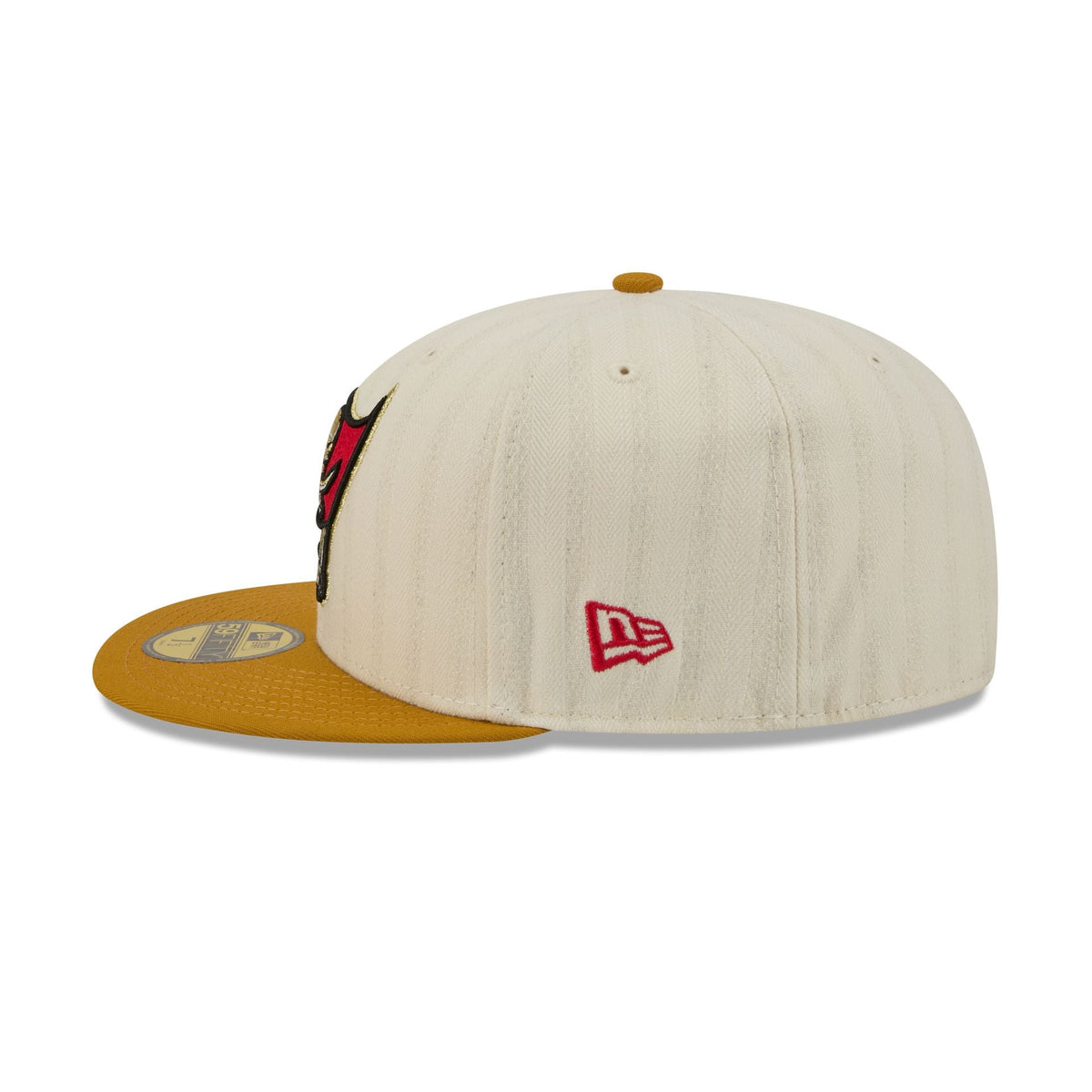 Tampa Bay Buccaneers Chrome Herringbone 59FIFTY Fitted Hat