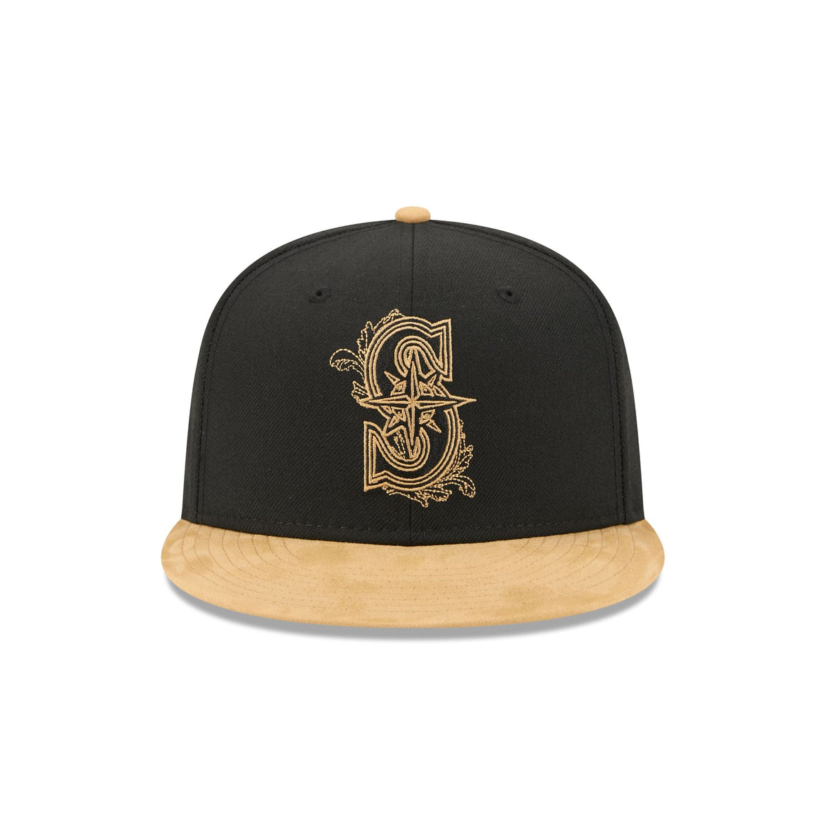 Seattle Mariners Black Wool 59FIFTY Fitted Hat