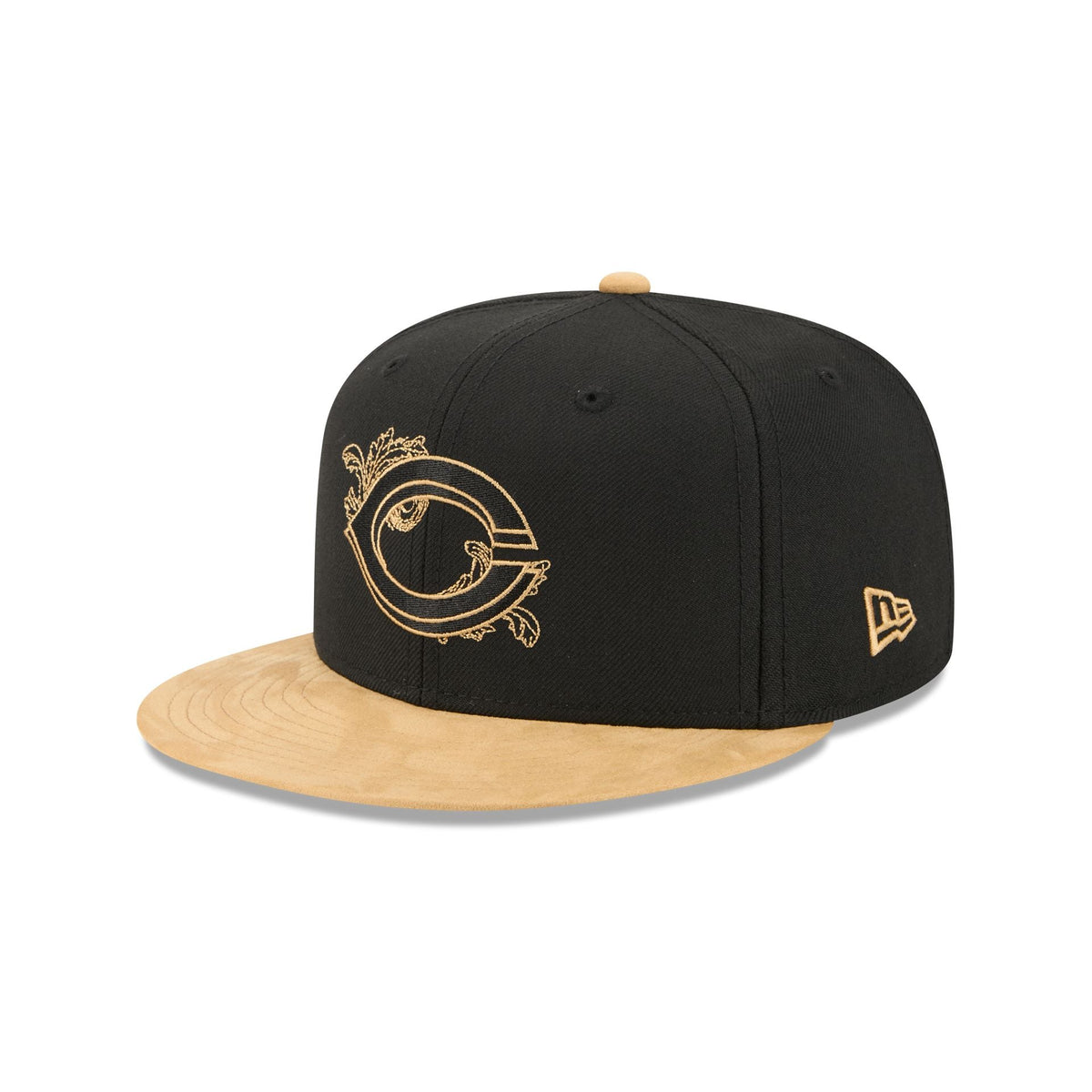 Cincinnati Reds Black Wool 59FIFTY Fitted Hat