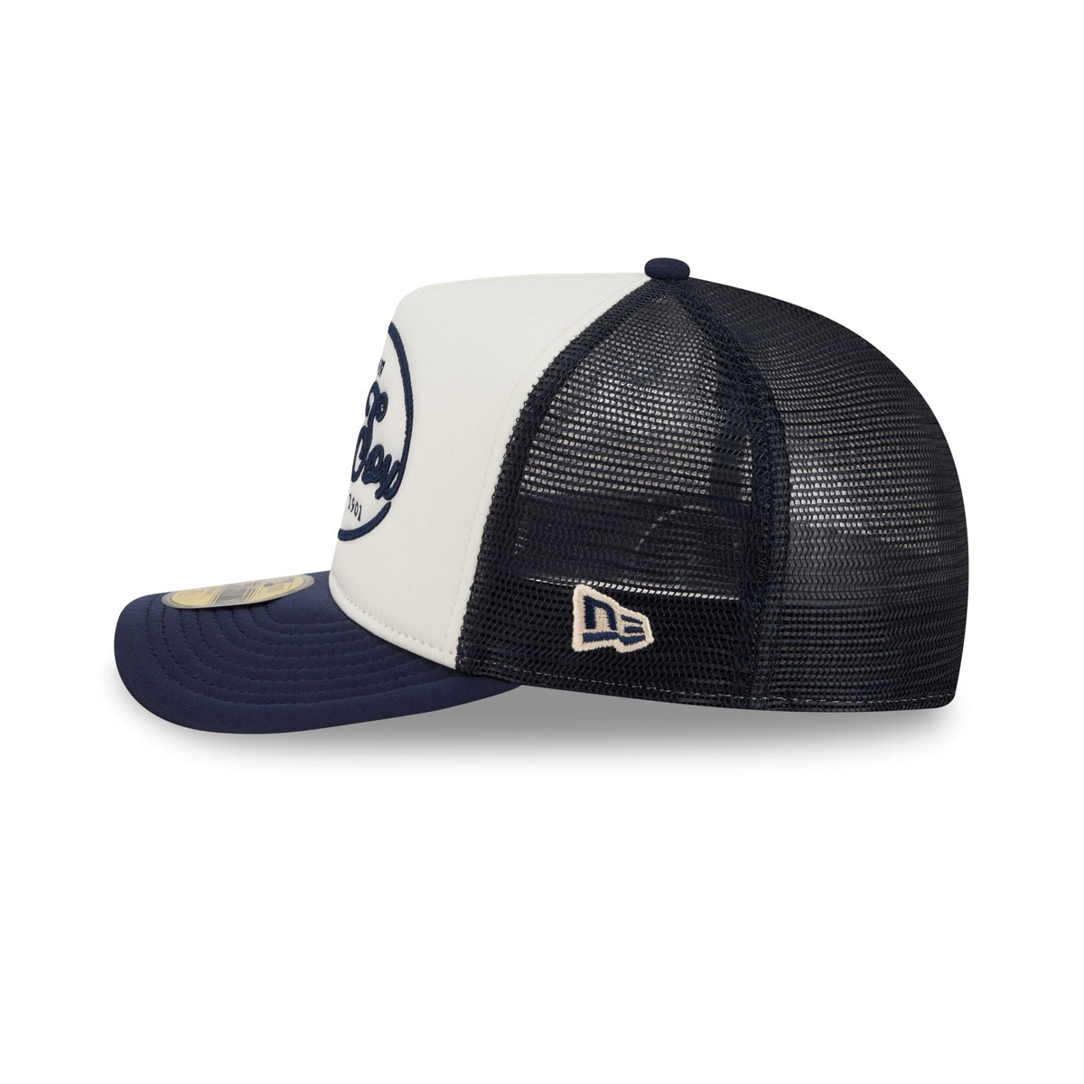 Boston Red Sox Chrome 59FIFTY Fitted Trucker Hat