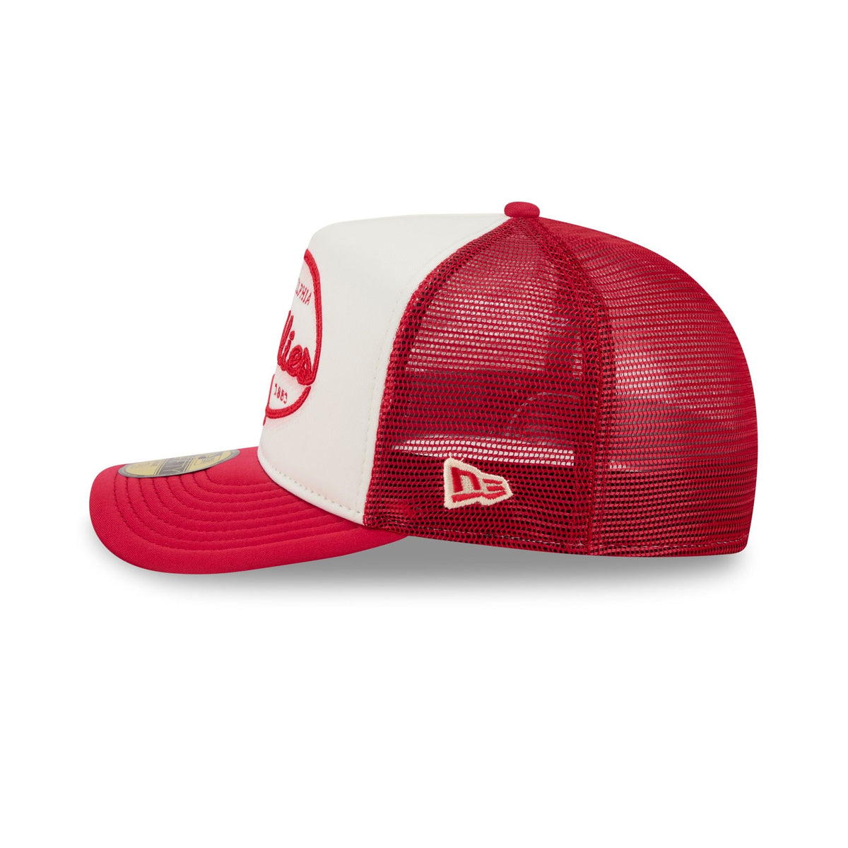 Philadelphia Phillies Chrome 59FIFTY Fitted Trucker Hat