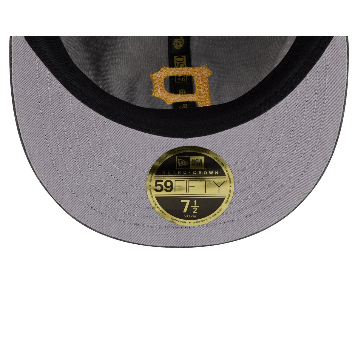 Pittsburgh Pirates Visor Stitch Retro Crown 59FIFTY Fitted Hat