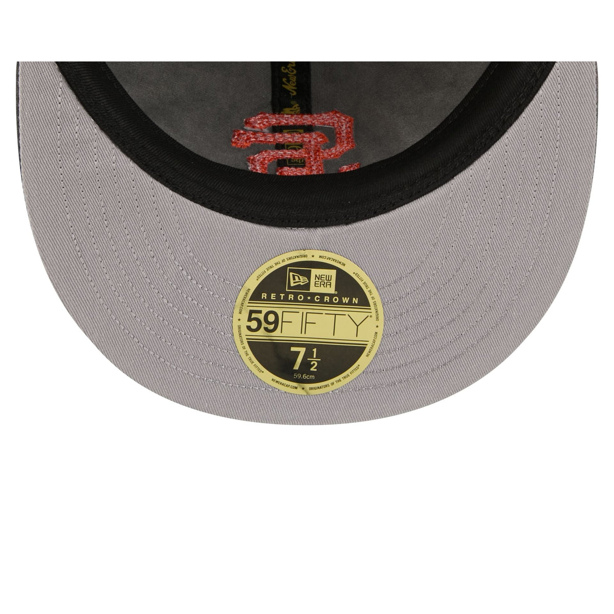 San Francisco Giants Visor Stitch Retro Crown 59FIFTY Fitted Hat
