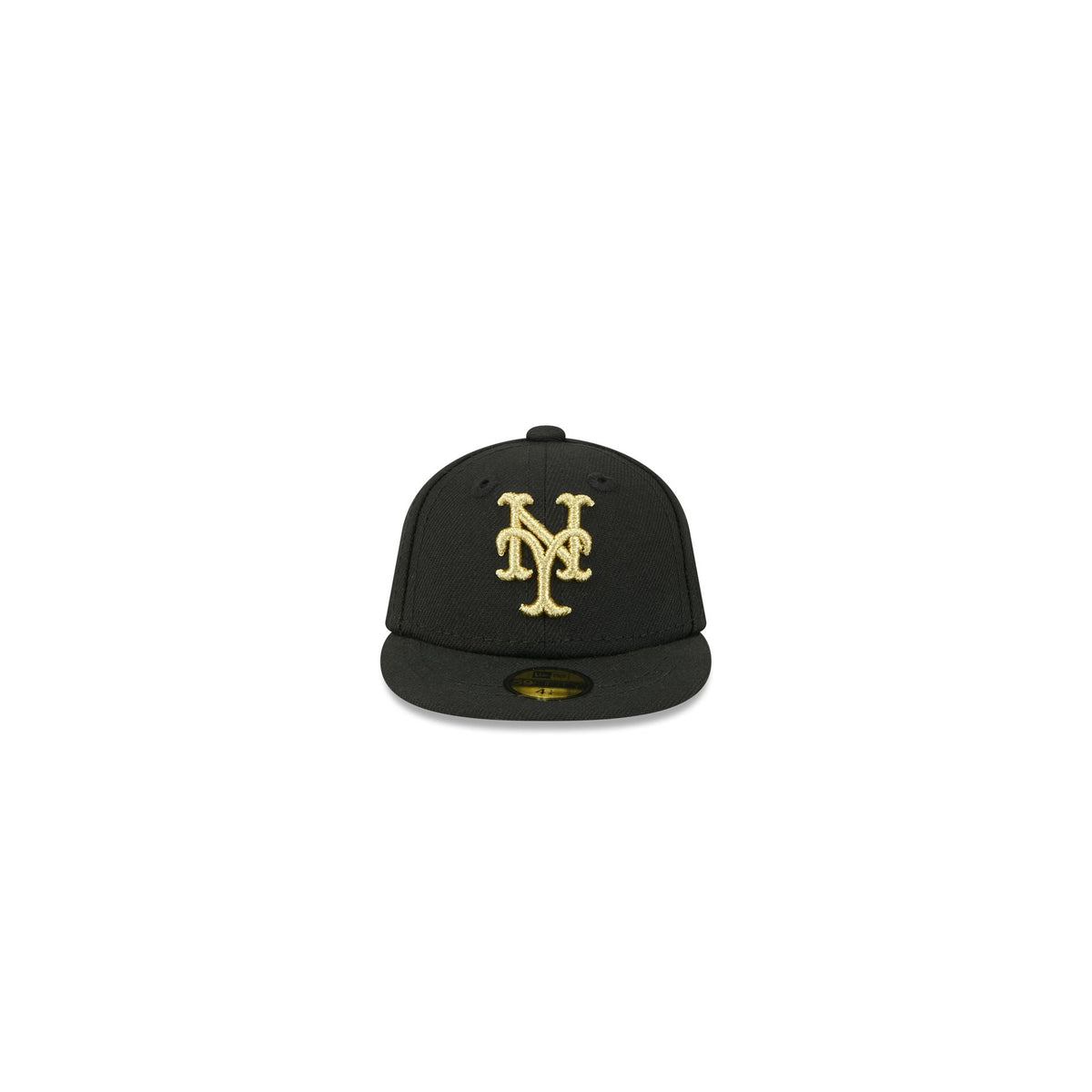 New York Mets Gold Logo Mini 59FIFTY Fitted Hat