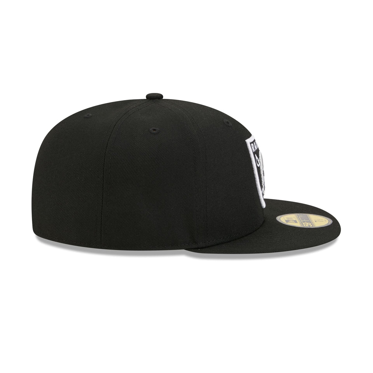 Las Vegas Raiders Black Basic 59FIFTY Fitted Hat