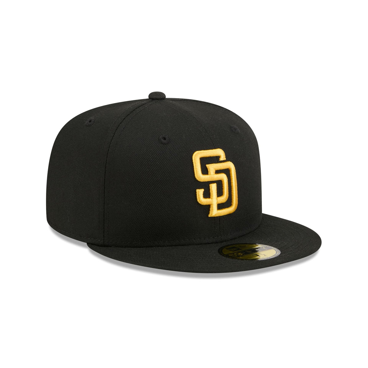 San Diego Padres Black Basic 59FIFTY Fitted Hat