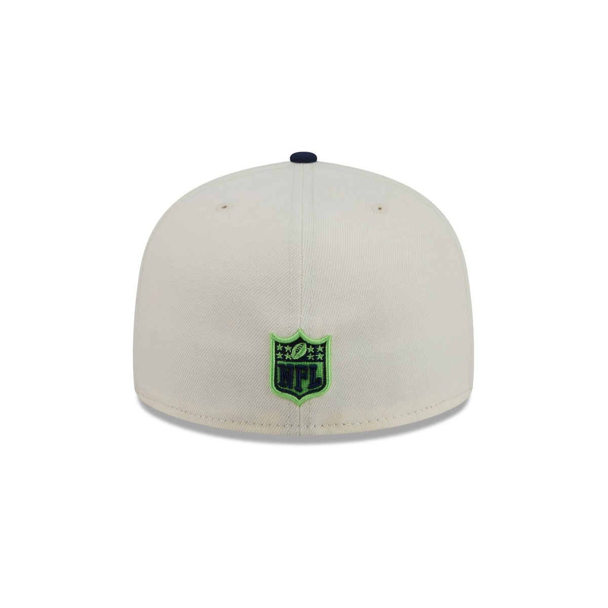 Seattle Seahawks Chrome White Basic 59FIFTY Fitted Hat