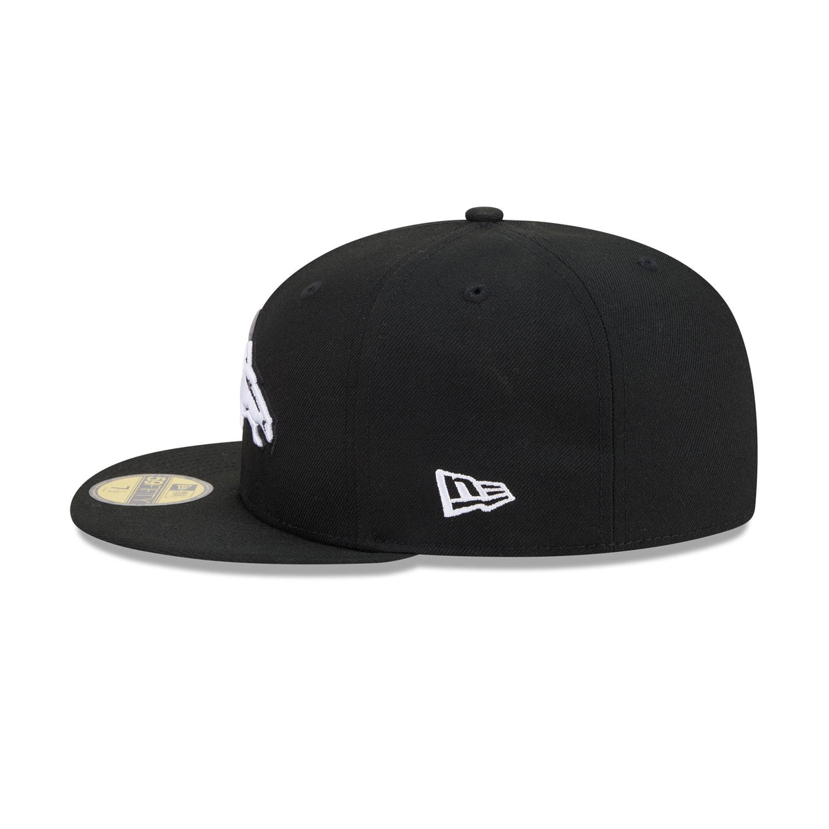 Denver Broncos Black and White Basic 59FIFTY Fitted Hat