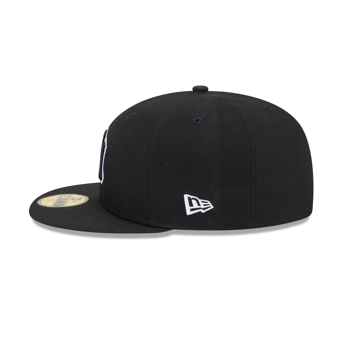New York Yankees Black and White Basic 59FIFTY Fitted Hat