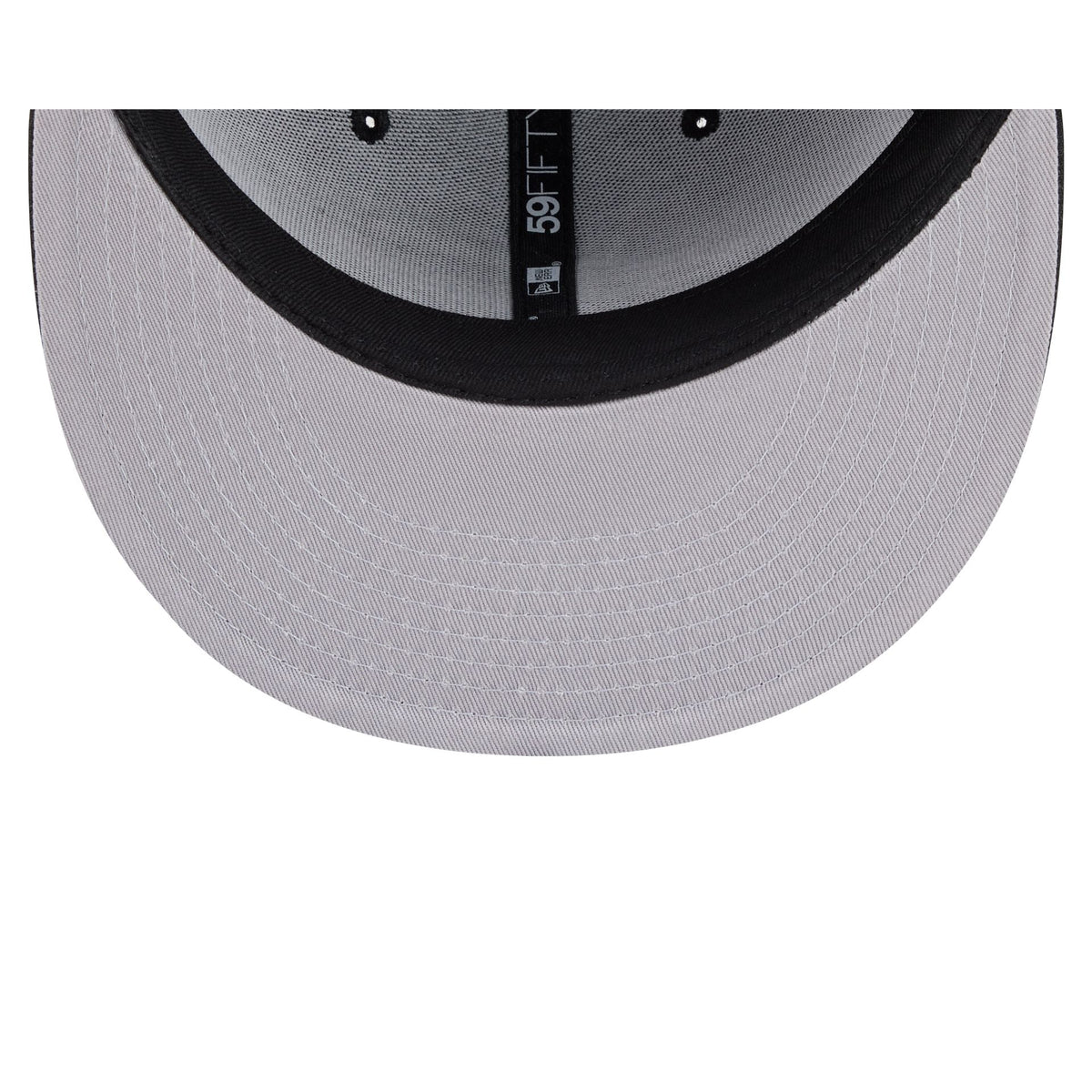 San Francisco 49ers Black and White Basic 59FIFTY Fitted Hat