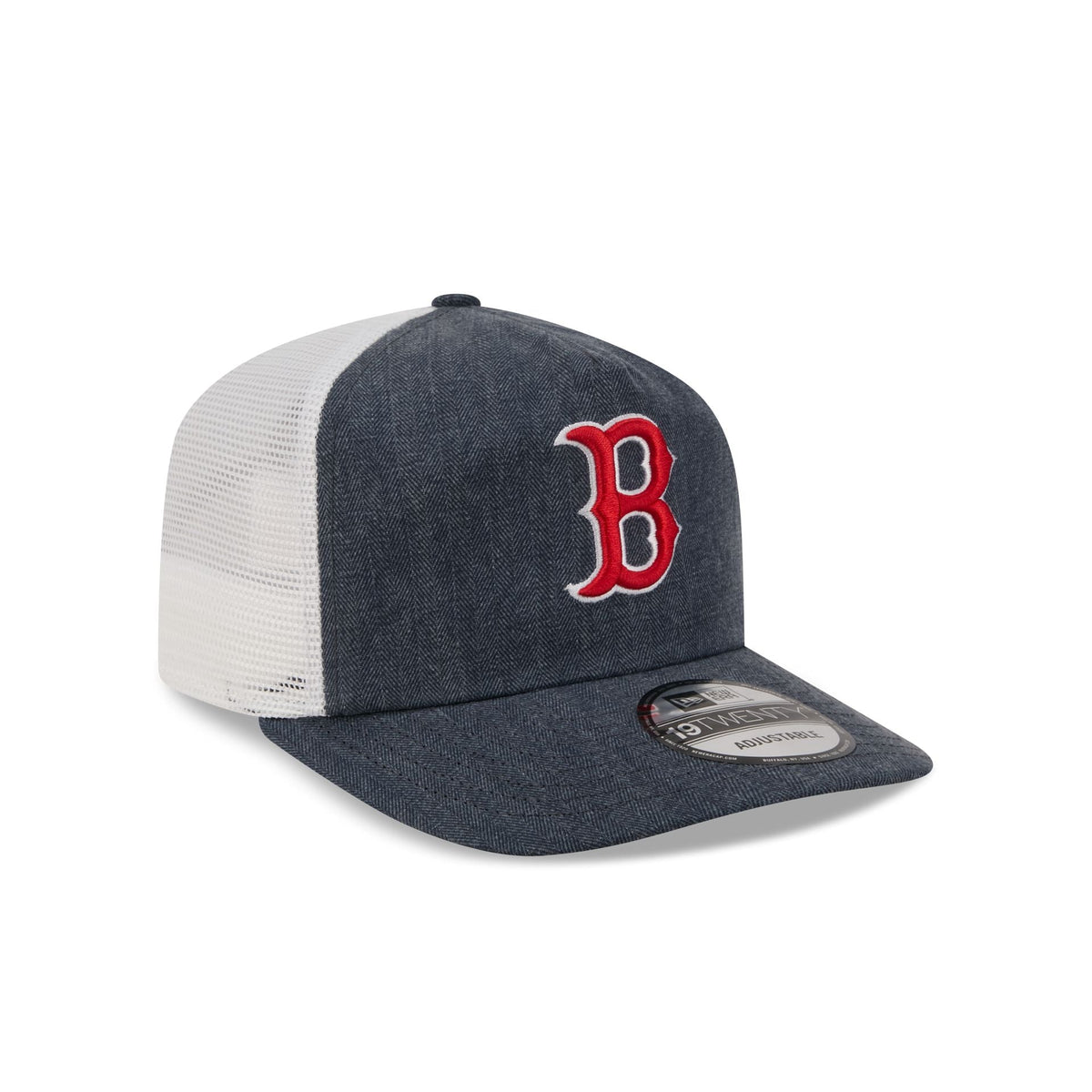 Boston Red Sox Herringbone Team Colors 19TWENTY Trucker Hat