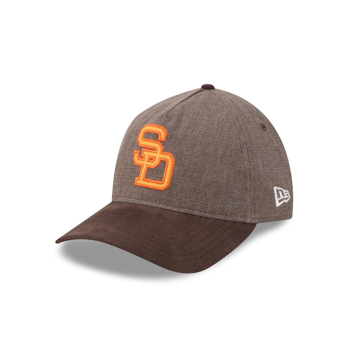 San Diego Padres Herringbone Team Colors 9TWENTY A-Frame Adjustable Hat