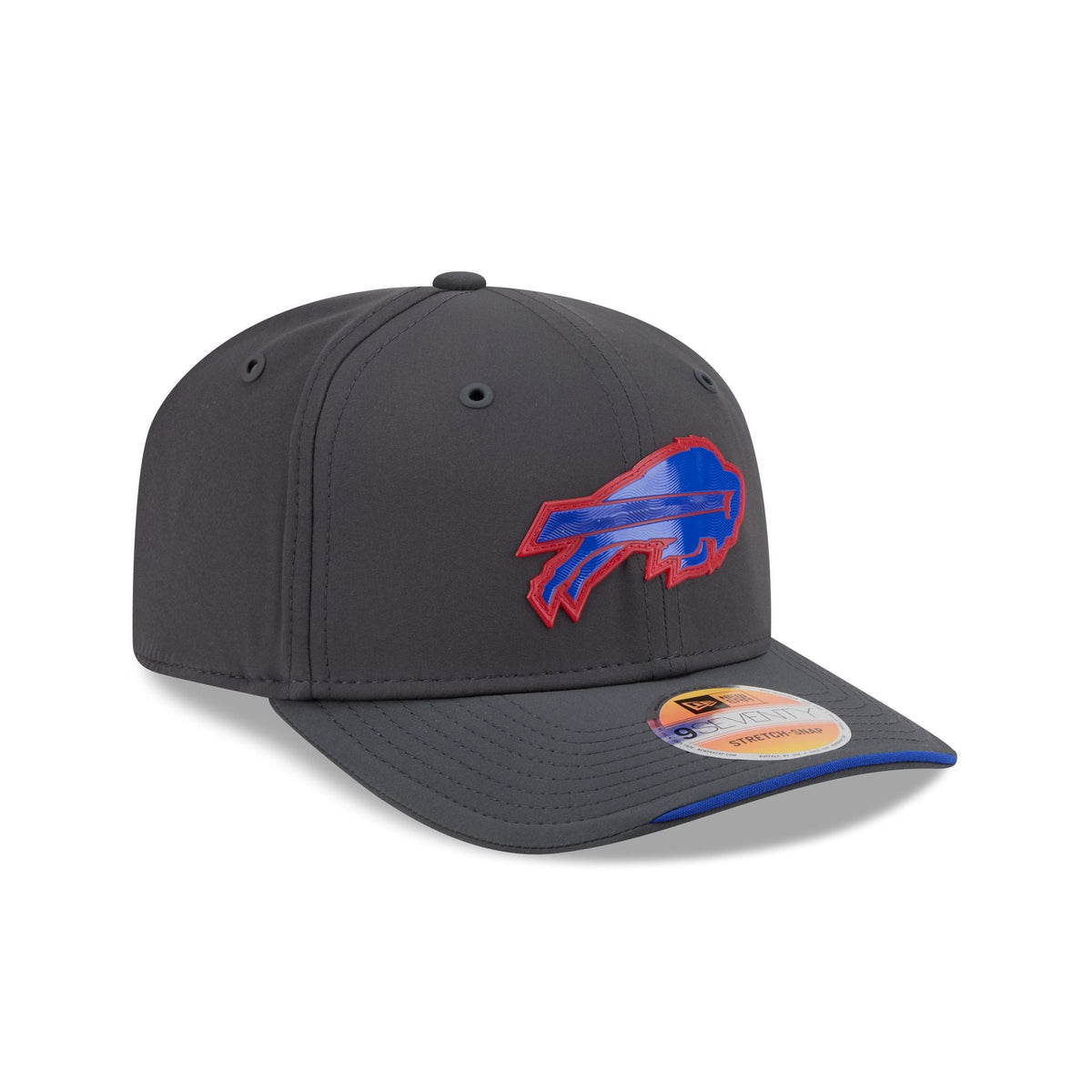 Buffalo Bills 2026 Sideline Gray 9SEVENTY Stretch-Snap Hat