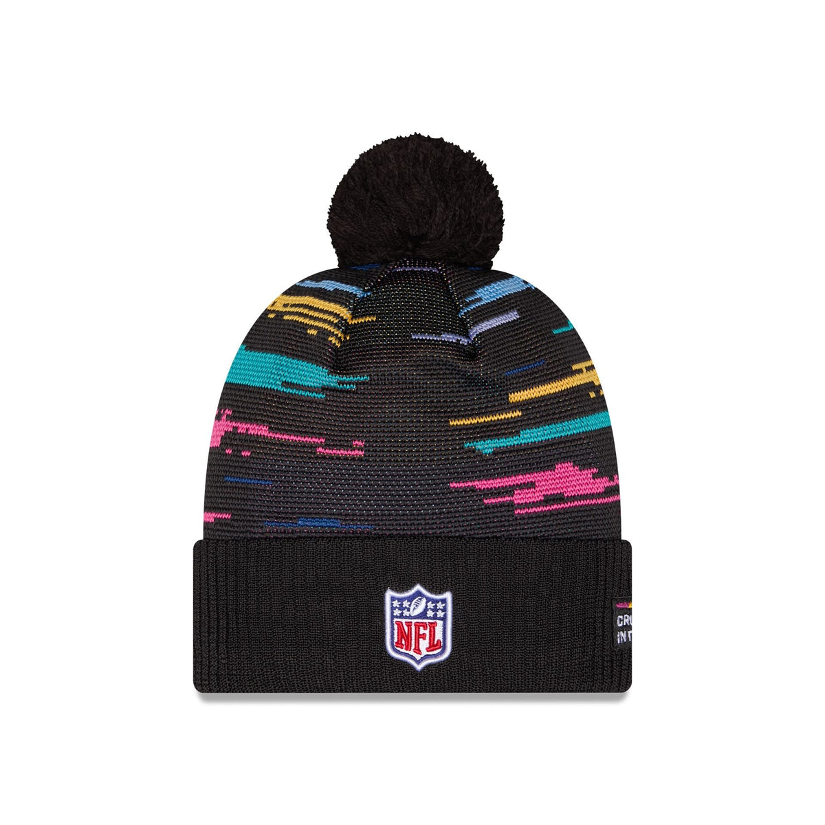 San Francisco 49ers 2026 Crucial Catch Kids Pom Knit Hat
