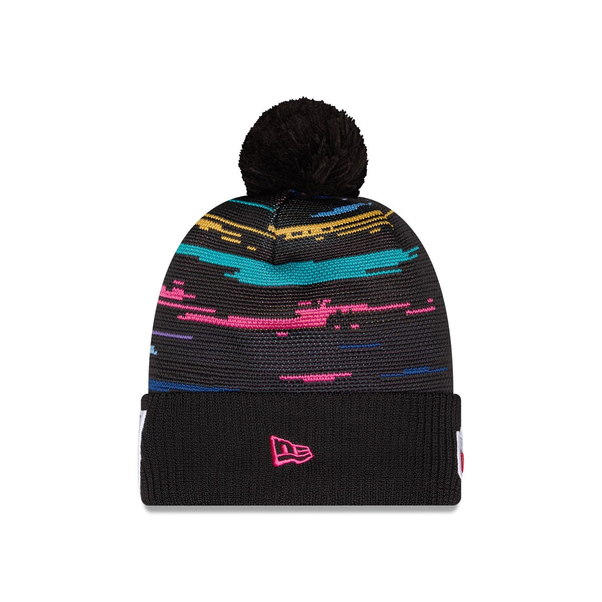 Las Vegas Raiders 2026 Crucial Catch Kids Pom Knit Hat