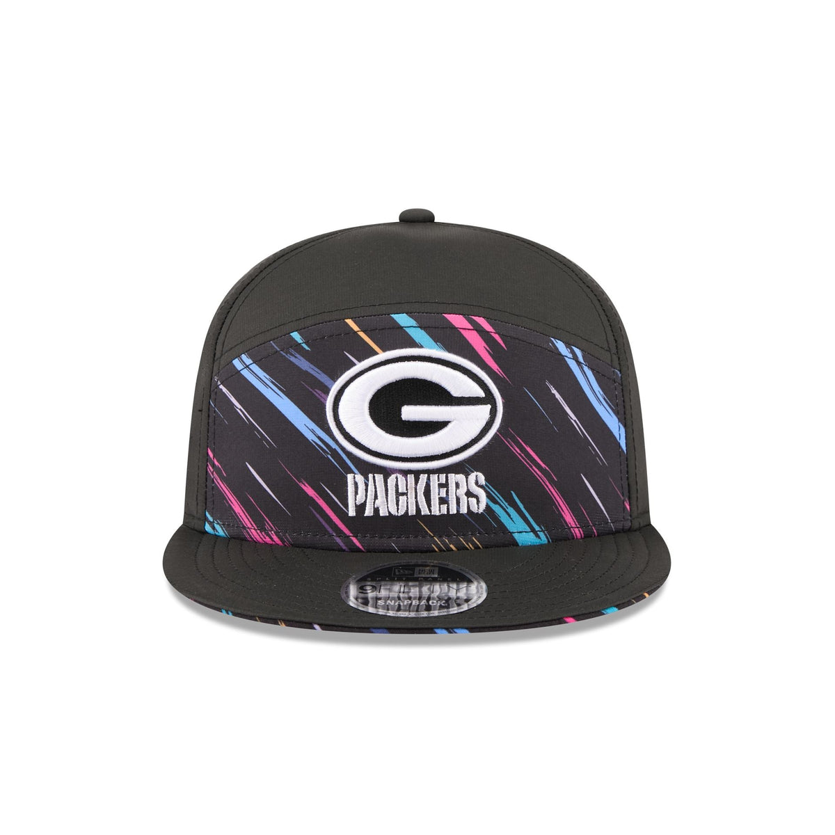 Green Bay Packers 2026 Crucial Catch Split Panel 9FIFTY Snapback Hat