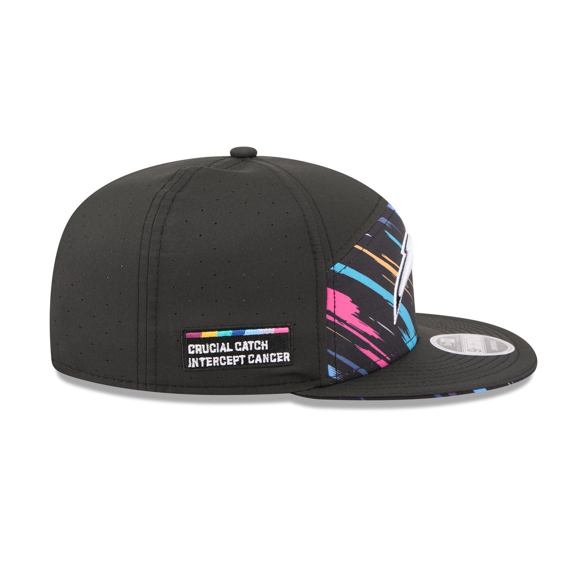 Los Angeles Chargers 2026 Crucial Catch Split Panel 9FIFTY Snapback Hat