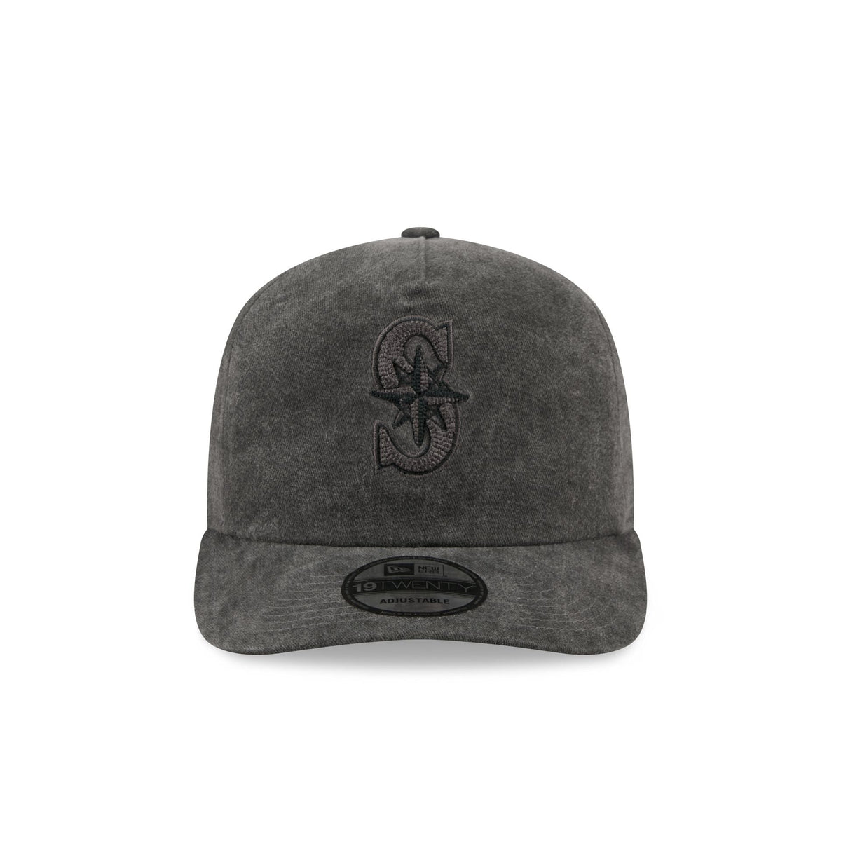 Seattle Mariners Black Pigment Dye 19TWENTY Snapback Hat