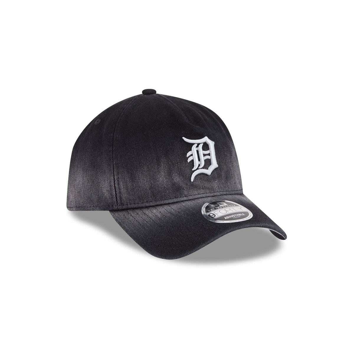 Detroit Tigers Washed Black Denim 9FORTY A-Frame Unstructured Snapback Hat