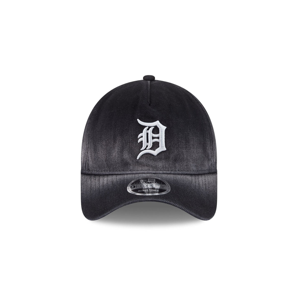 Detroit Tigers Washed Black Denim 9FORTY A-Frame Unstructured Snapback Hat