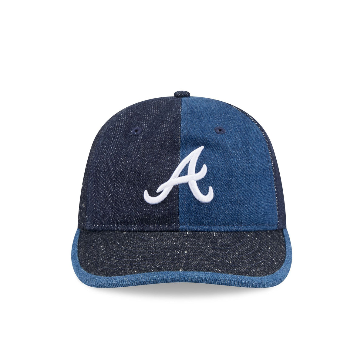 Atlanta Braves Multi-Panel Denim Retro Crown 59FIFTY Fitted Hat