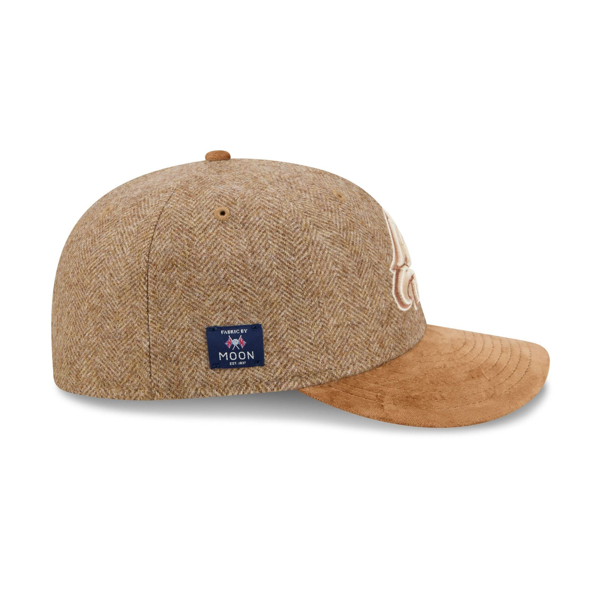 Philadelphia Eagles Moon Brisbane Moss Brown Visor 59FIFTY Fitted Hat
