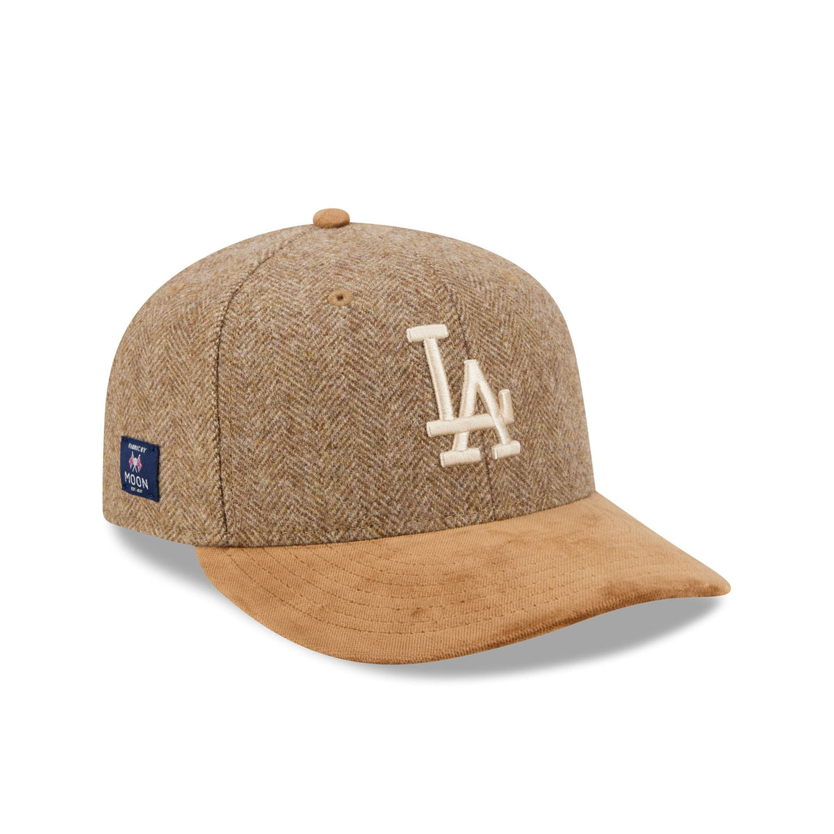 Los Angeles Dodgers Moon Brisbane Moss Brown Visor 59FIFTY Fitted Hat