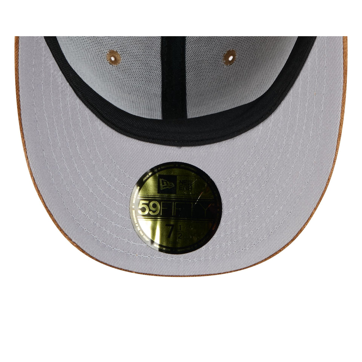 New England Patriots Moon Brisbane Moss Brown Visor 59FIFTY Fitted Hat