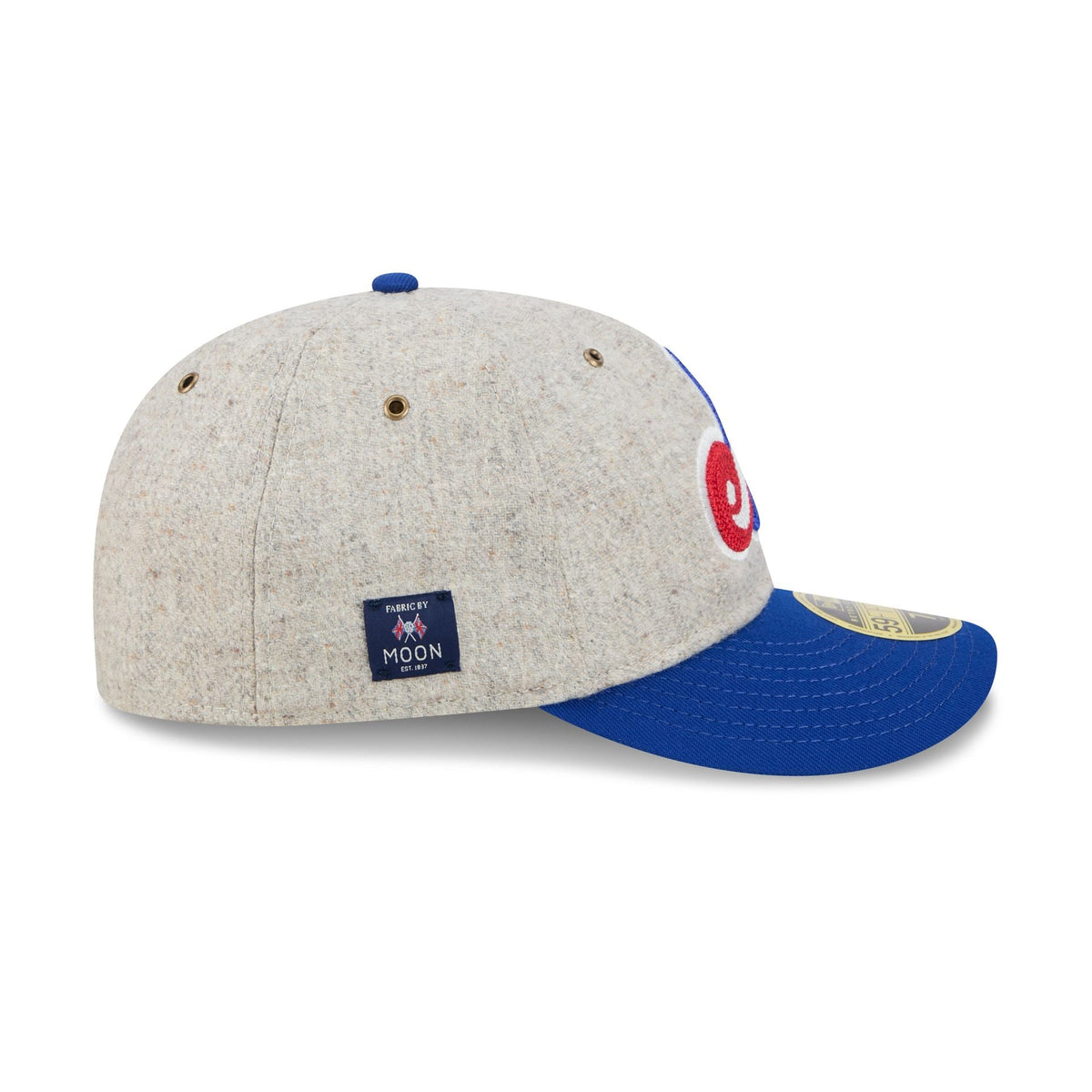 Montreal Expos Moon Herringbone Retro Crown 59FIFTY Fitted Hat