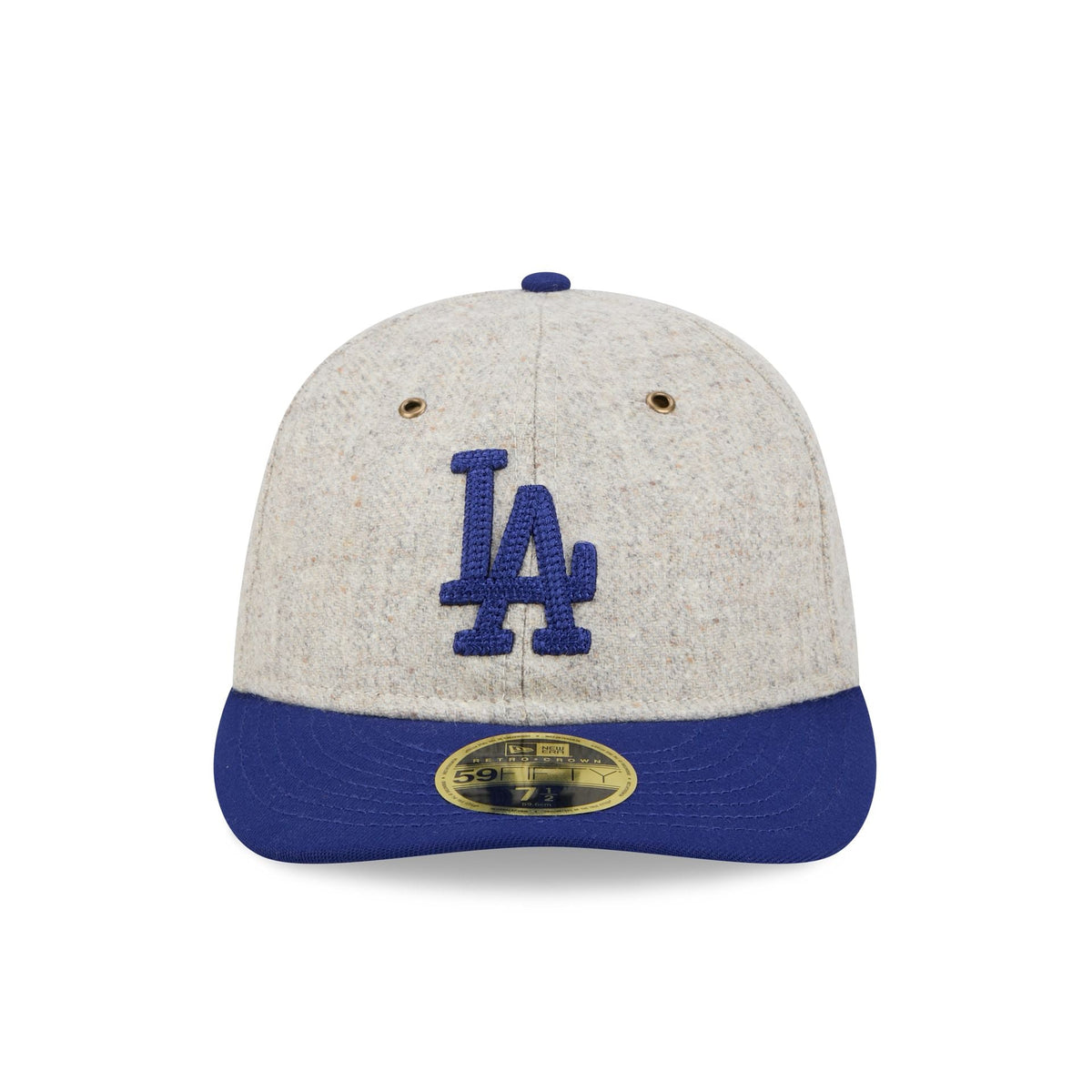 Los Angeles Dodgers Moon Herringbone Retro Crown 59FIFTY Fitted Hat