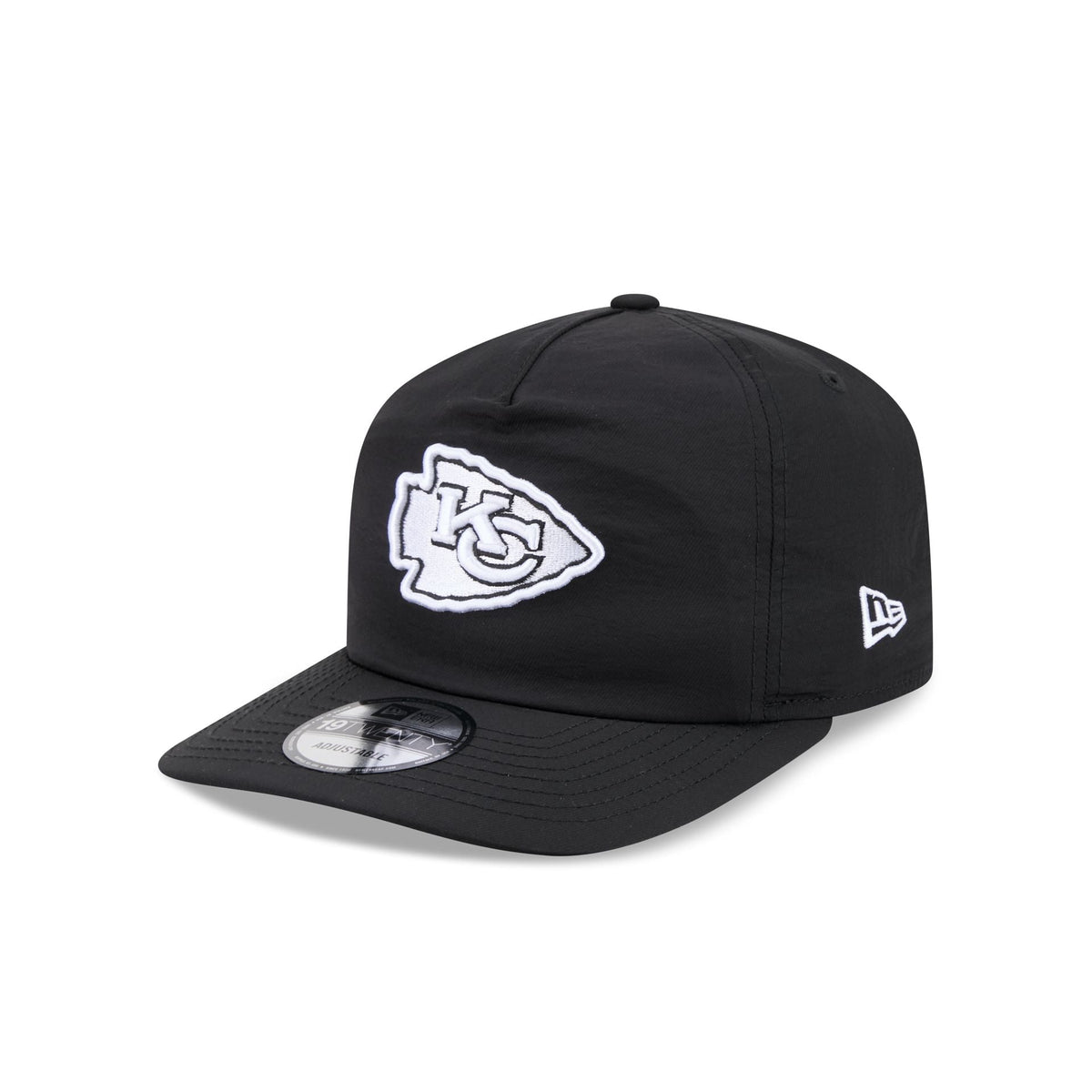 Kansas City Chiefs Nylon Black 19TWENTY Adjustable Hat