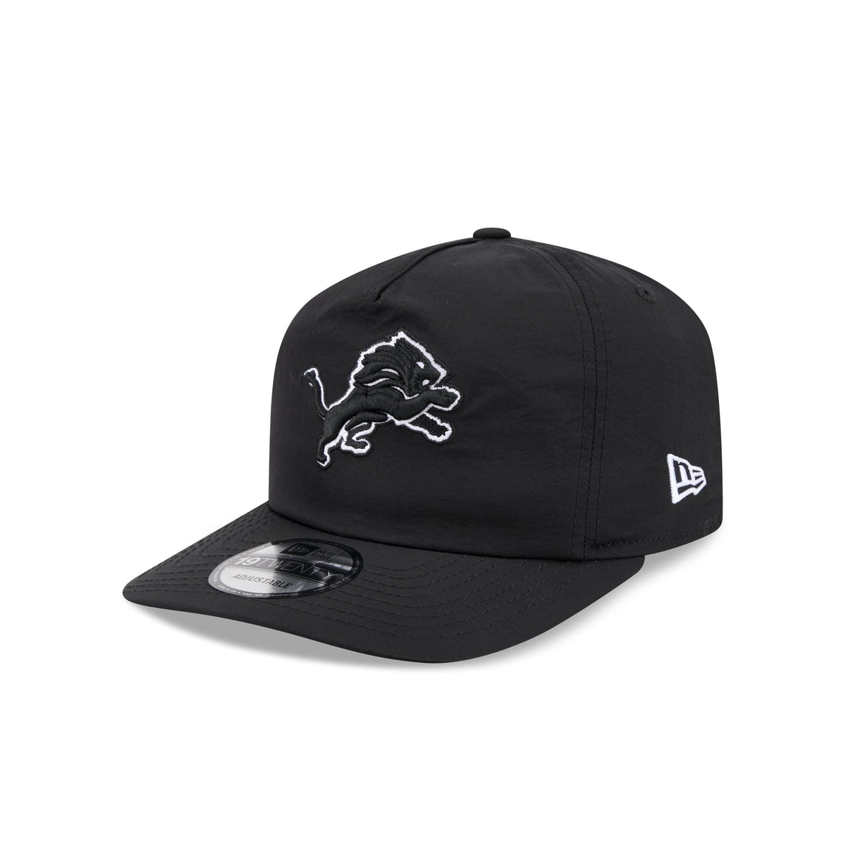 Detroit Lions Nylon Black 19TWENTY Adjustable Hat
