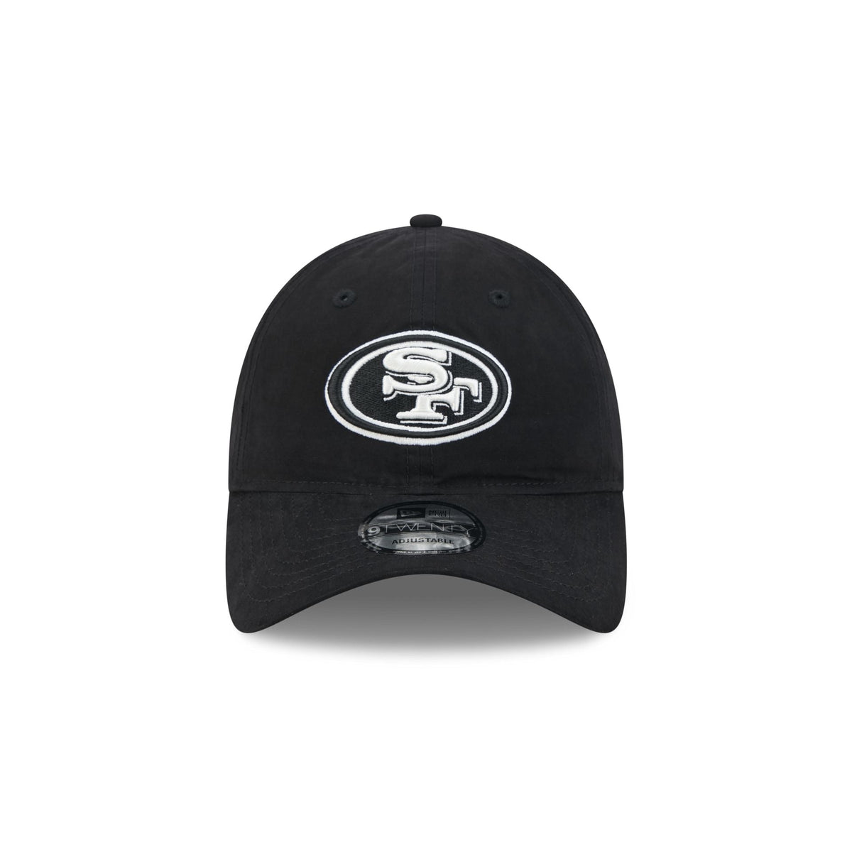 San Francisco 49ers Nylon Black 9TWENTY Adjustable Hat