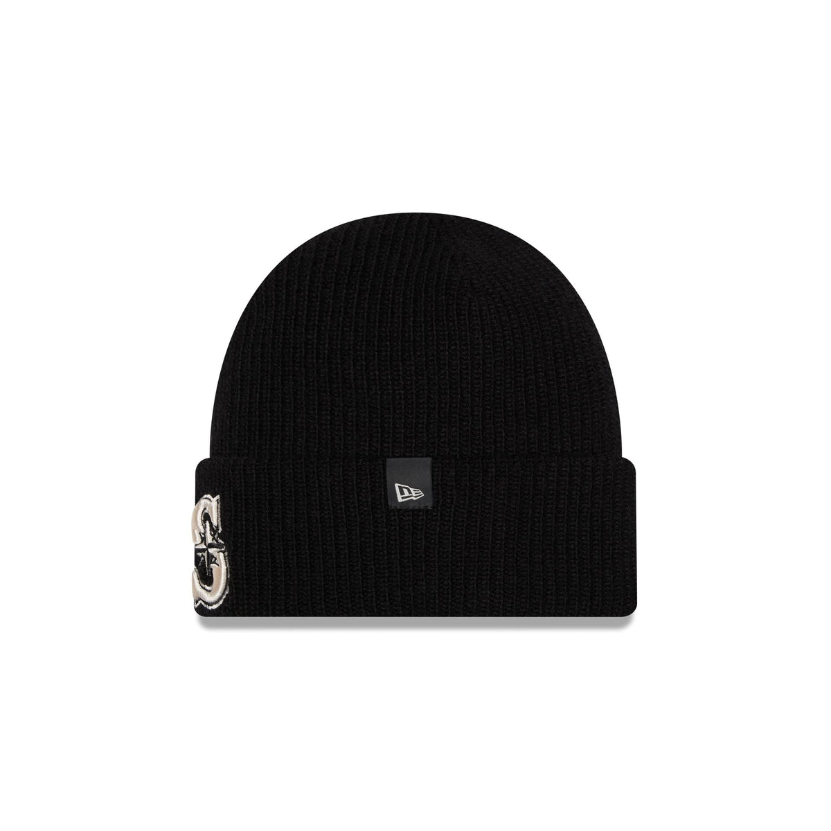 Seattle Mariners Woolen Black Short Cuff Knit Beanie Hat