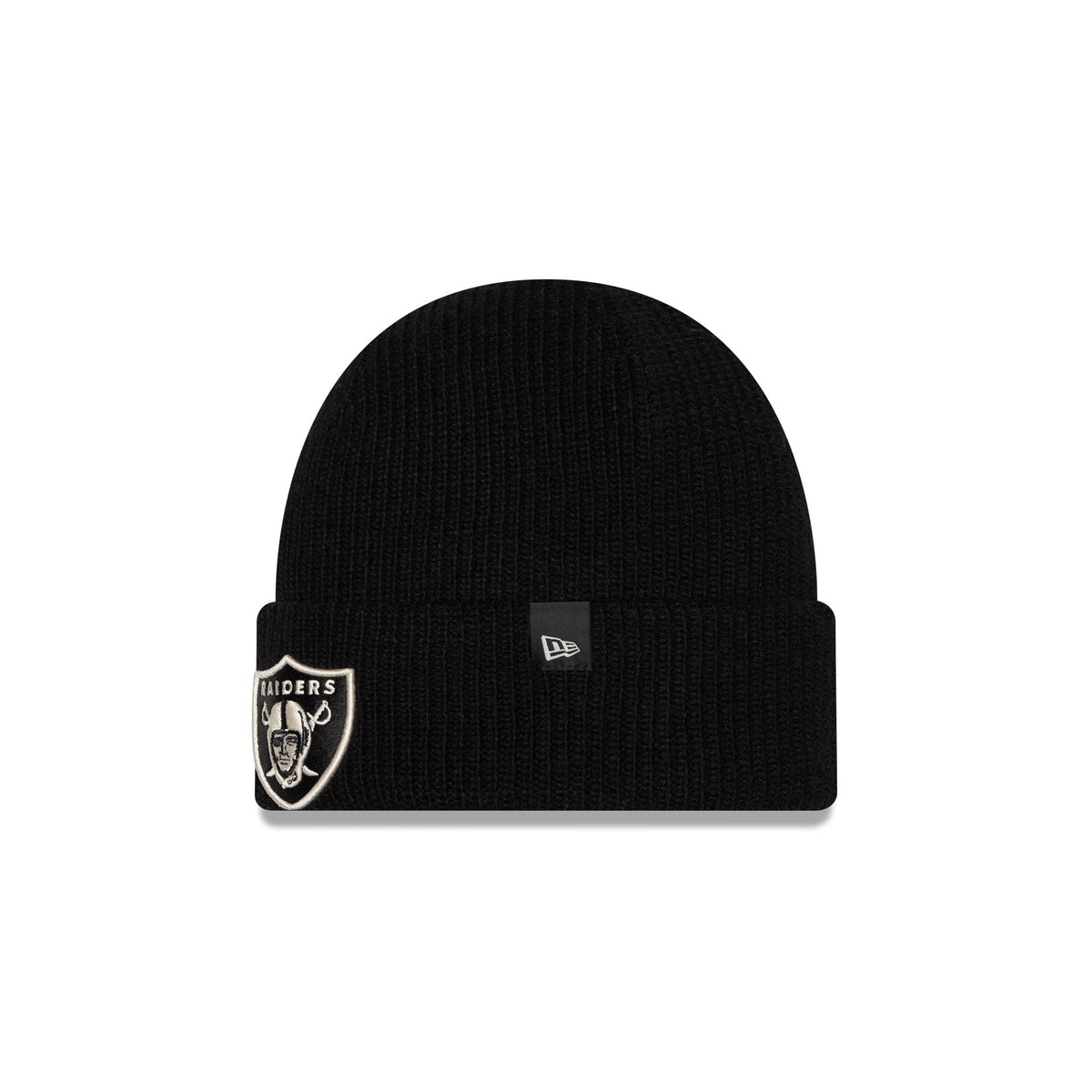 Las Vegas Raiders Woolen Black Short Cuff Knit Beanie Hat