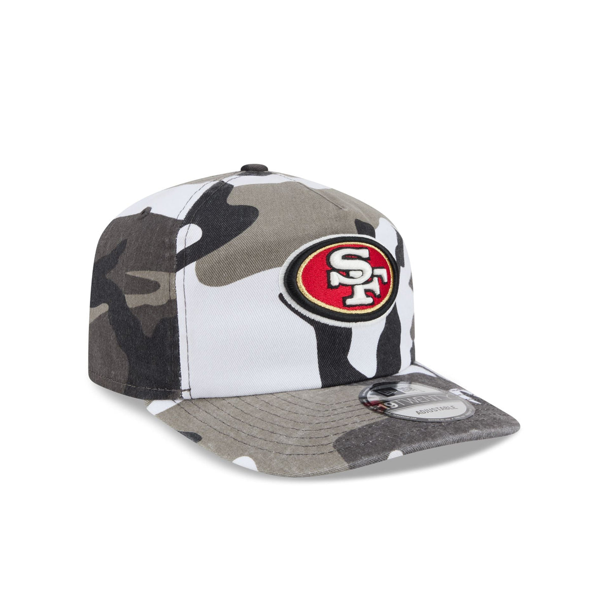 San Francisco 49ers Washed Nylon Camo 19TWENTY Adjustable Hat