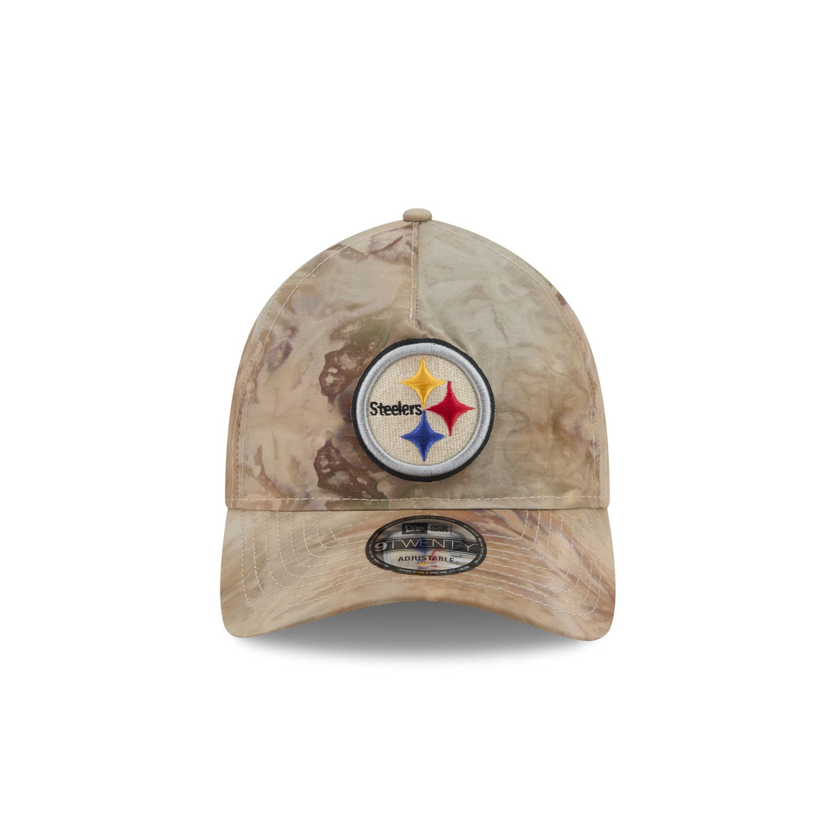 Pittsburgh Steelers Washed Nylon Brown 9TWENTY A-Frame Adjustable Hat