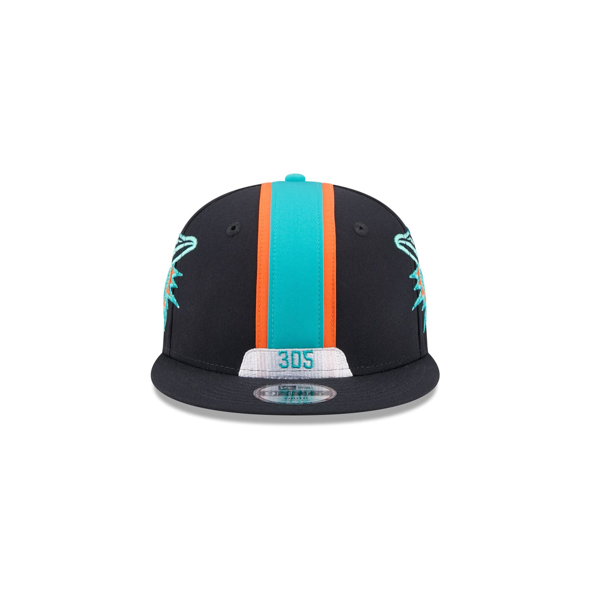 Miami Dolphins 2026 Rivalries Helmet Pack Kids 9FIFTY Snapback Hat