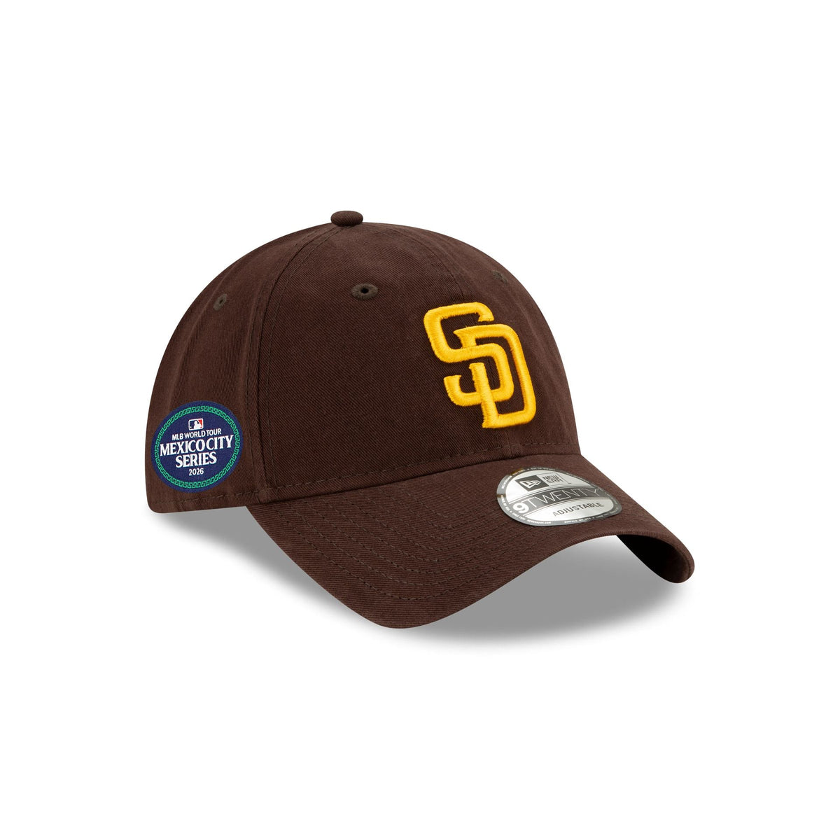 San Diego Padres 2026 MLB World Tour Mexico City Series Sidepatch 9TWENTY Adjustable Hat