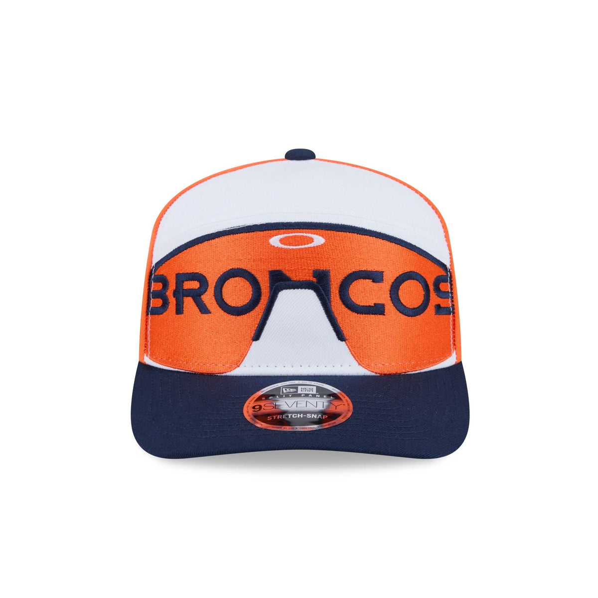 Oakley x Denver Broncos Sunglasses Split Panel 9SEVENTY Stretch-Snap Hat